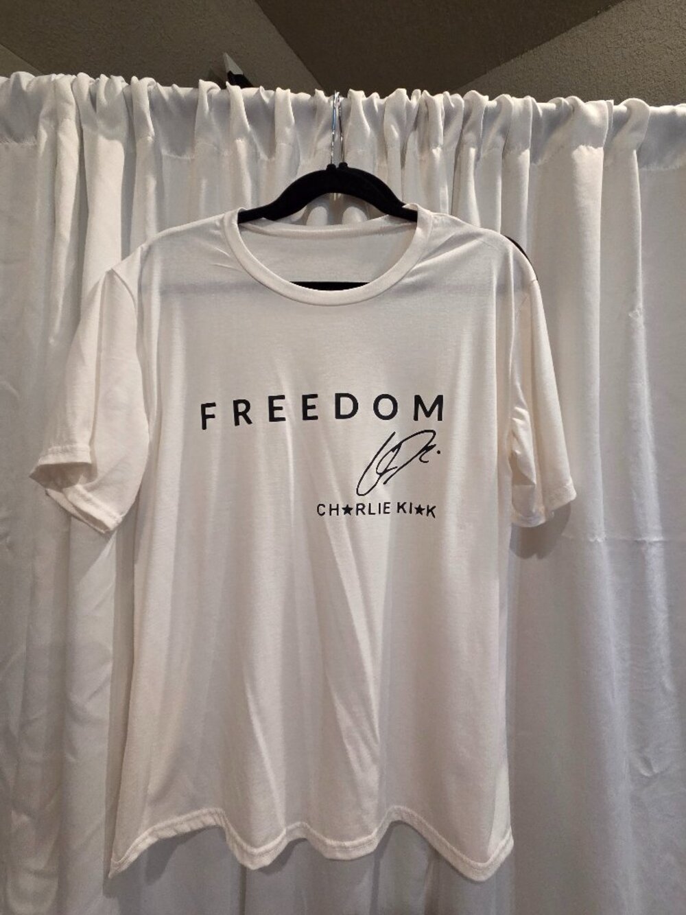 White Freedom T-Shirt ~ L